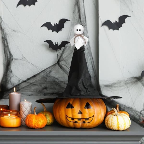 Spøkelse Halloween Mini Juletrepynt 5,5\" Dekor Hjem Festtilbehør_OF