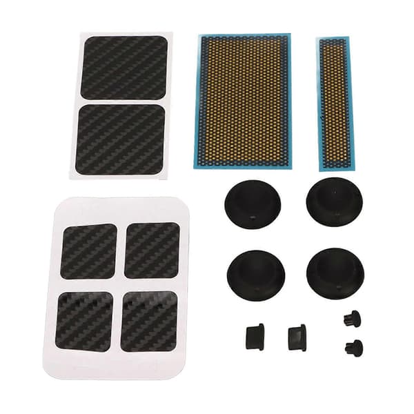 Gaming Console Protective Kit Stickers Dust Cover Dust Plug Joystick Cap Gaming Console Skin Protection Set for Steam Deck