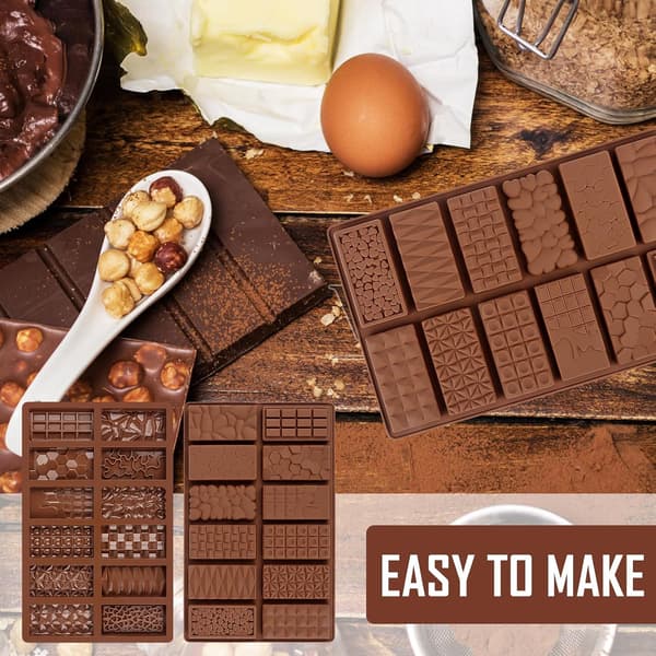 Silikoneform Chokoladeform 2 Dele, Chokoladeform 12