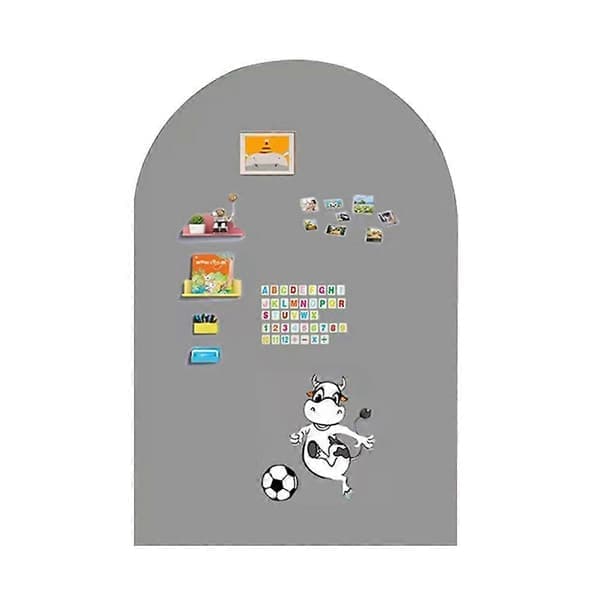 Magnetic Wall Decal for Kids - Upgraded Strong Adhesive, Thickened Iron Layer, Self-Adhesive Magnetic Chalkboard A