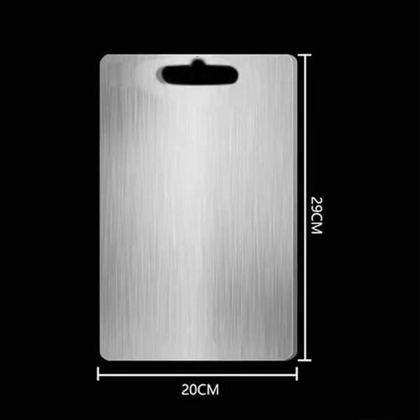 Thickened Stainless Steel Cutting Board, Multifunctional, Durable Cutting Board, Rolling Board, Antibacterial 316 Material - 28.