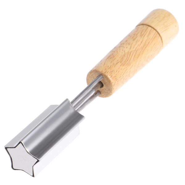 Kakeformer i rustfritt stål, kjeksformer, preget form, grønnsaks- og fruktskjærere, bakeverktøy for DIY (stjerneform)