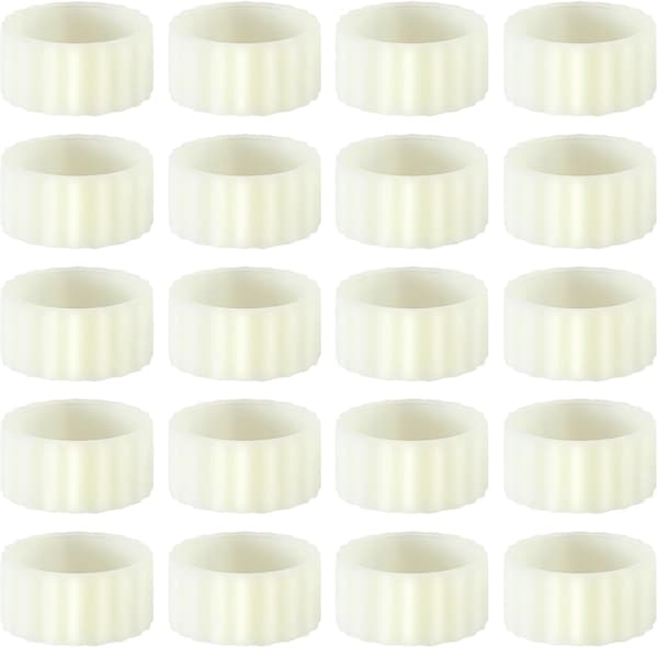 20 stk. gummigrep for silikonlys