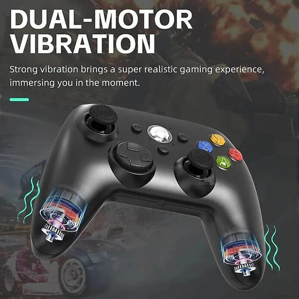 Wireless/Wired Controller for Xbox 360 Gamepad with Dual Vibration Turbo Compatible with Xbox 360/360 Slim and PC Window XBOX 360 Wireless XBOX 360 Wireless