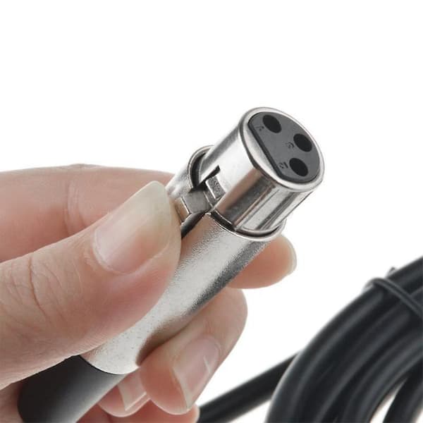 3m USB Hann til XLR Hunn Mikrofon USB Mikrofonlink Kabel Ny [DB]
