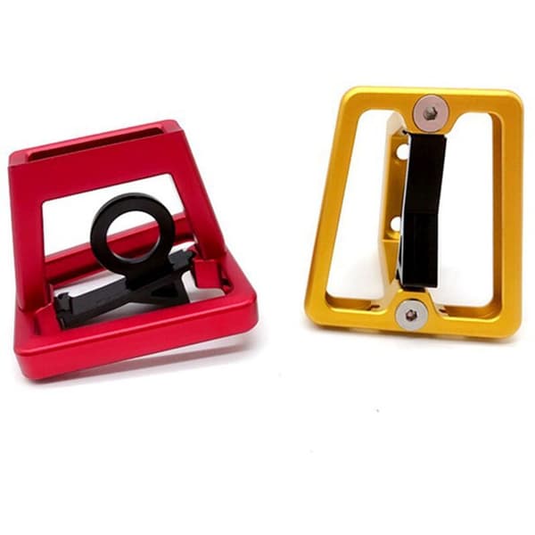 Front Mounted Bike Rack Block Bag Carrier Support for Brompton Folding Bike Bicycle Accessories, Red
