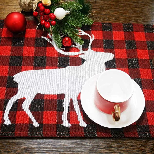 Julebord til julebordsdekoration, familiemiddage eller sammenkomster