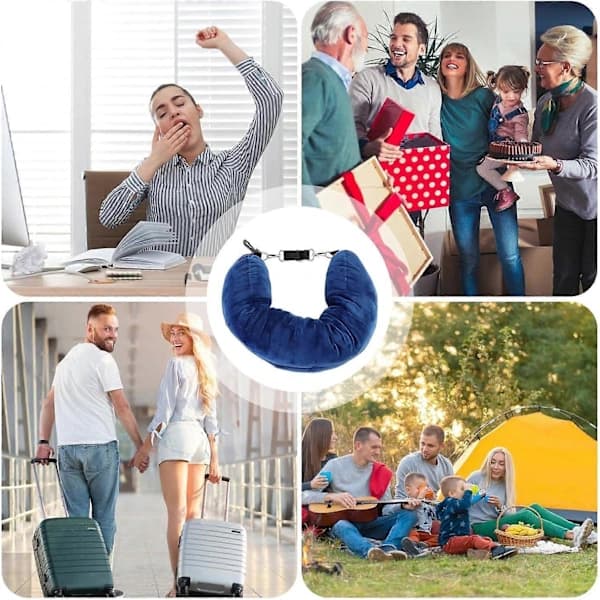 Stackable Neck Pillow | Travel Neck Pillow | Plush with Neck Support | Pillow Filling