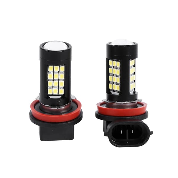 2x H11/H8 42 SMD LED Valkoinen 2835 Canbus Virheetön Sumuvalopolttimo