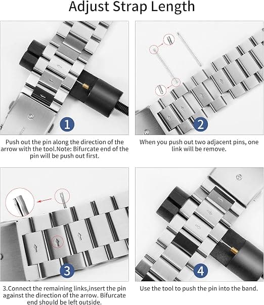 Blue Dream 20mm Metal Watch Strap 20mm - Watch Strap