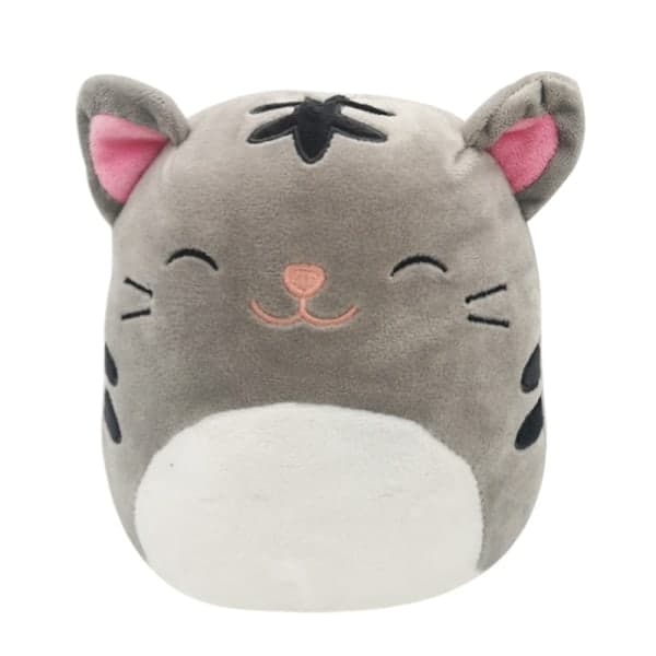20 cm Squishmallow plysjleketøysdukke Grå tiger
