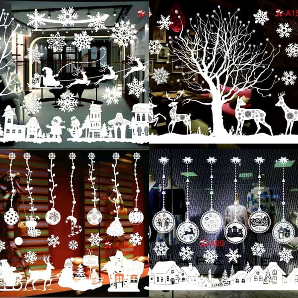 E-julemærker julevinduesmærker julemanden deco jul