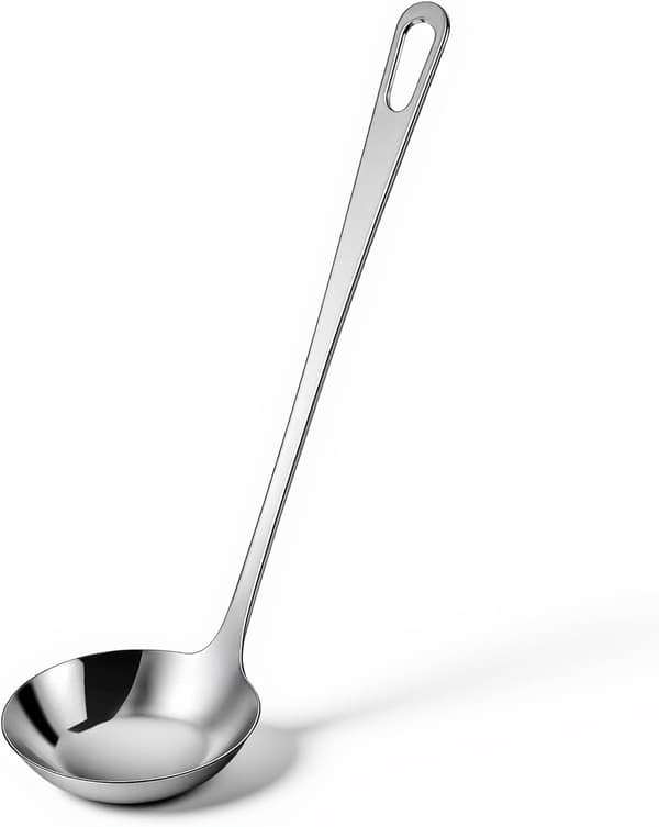 Soppslev 12,2 tum rostfritt metall silver för (silver)