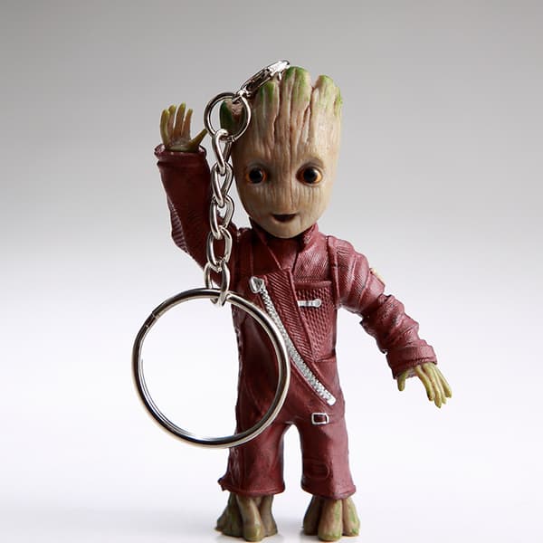 Baby Groot Nøglering - Klassisk Film Actionfigur - Perfekt som en