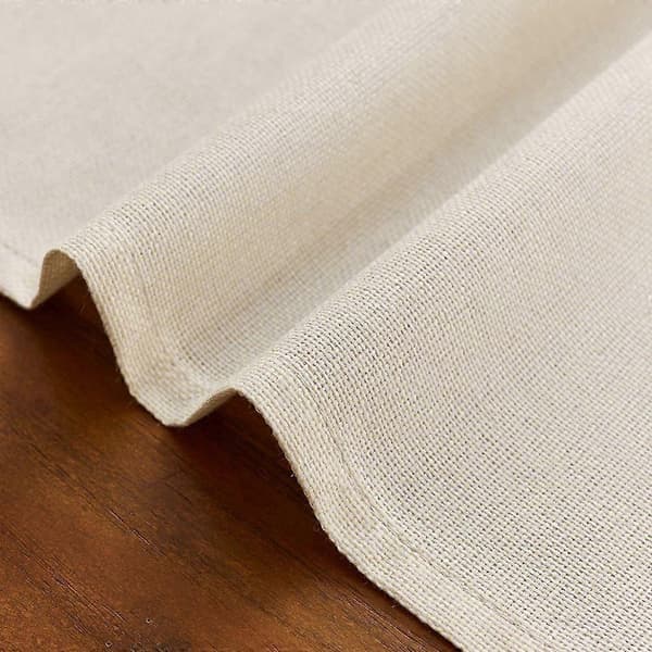 Vaskbar beige efterårsbordløber, boligindretning, helligdage, fester, 30 x 140 cm