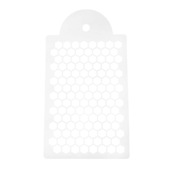1 st. Kakform Blommönster Tryckform Kaffe Konst Form Bakform Vit 32X14CM White 32X14CM