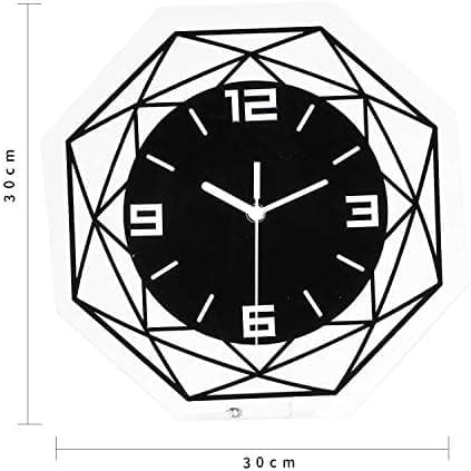 Tyst väggpendel 30 cm, modern design väggklocka pendel dekoration design original klocka för vardagsrum
