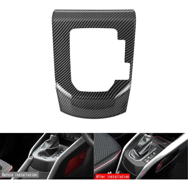 Bils ABS Senter Girspakknapp Panel Ramme Trim Fiber for Raize 2020 2021 RHD