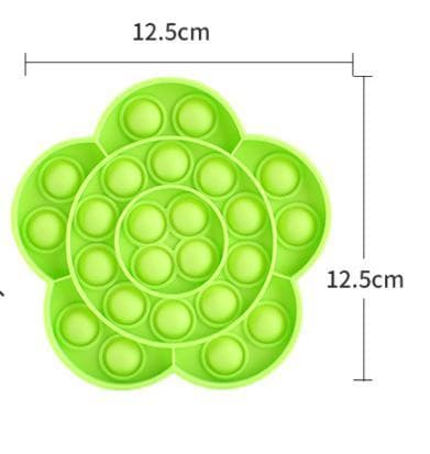 Popit Fidget Pop It Blomst 4 farver Rød(f2) Rød Rød Röd Red
