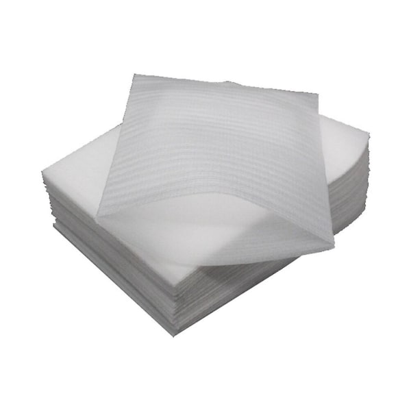 100 stk vanntette omslag Epe-belagt perlebomullspose Støtsikker ripebestandig lommer (tykke 0,5c 30X40 cm