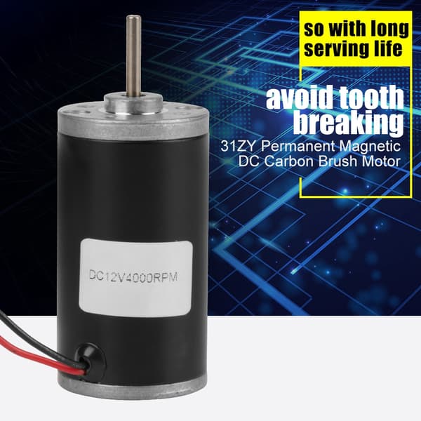 High Performance 12V 4000rpm Permanent Magnet Brushed DC Motor
