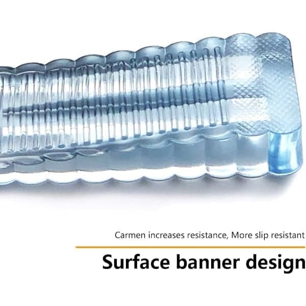 4-pack transparenta gummiproppar, premium dörrkilar, halkfria dörrstoppar, silikonproppar, kraftiga transparenta