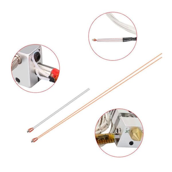 50 stk NTC 3950 1% 100K Ohm termistor høypresisjonssensor for 3D-skriverutskrift Reprap Hotend Mk2A Mk2B10K gull