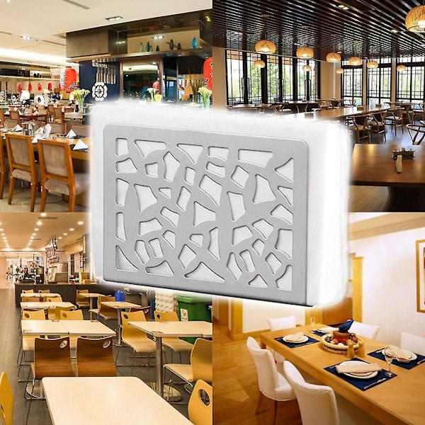 Servetthållare i rostfritt stål, servettbox, bestickhållare, ihålig design