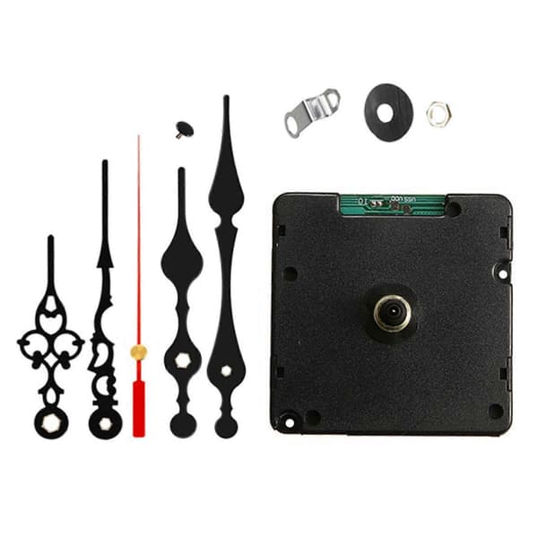 Radio Controlled Silent DIY Clock Movement Mechanism Kit Germany DCF Signal Mode With 2 Sets Of Hands [DB]