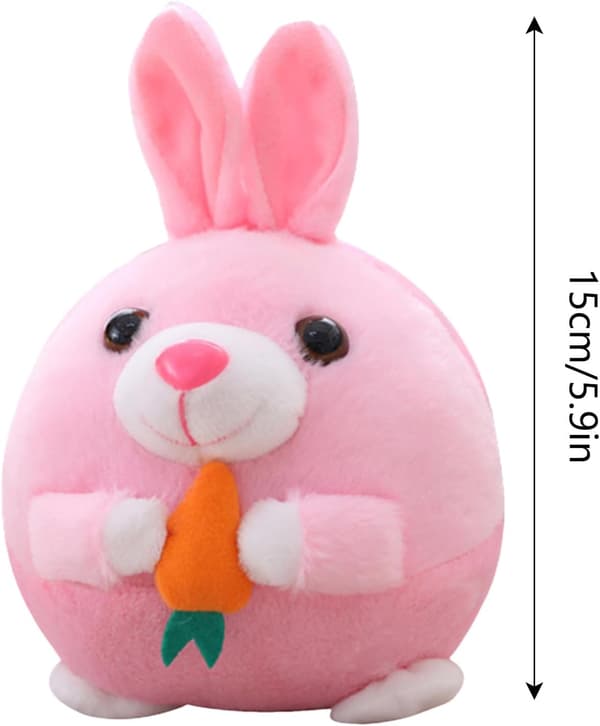 Dynamic Interactive Boring Dog Toy Rabbit Cartoon Washable Plush Dog Toy
