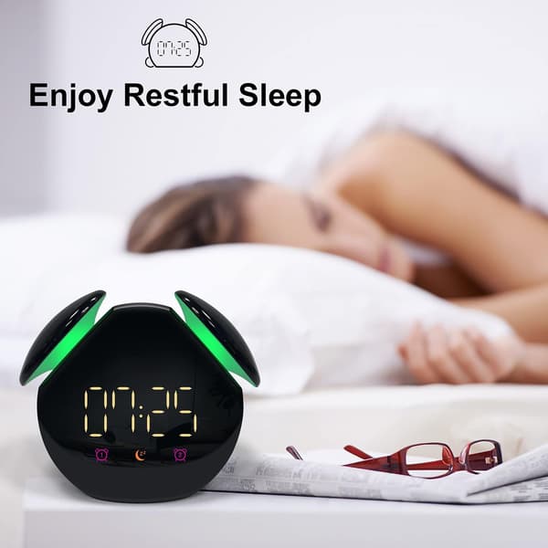 LED-väckarklocka för barn med snooze-funktion