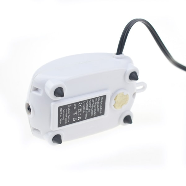 Elektrisk Luftpump, Justerbar Akvarie-Aerator, Tyst Syrepump med Tillbehör