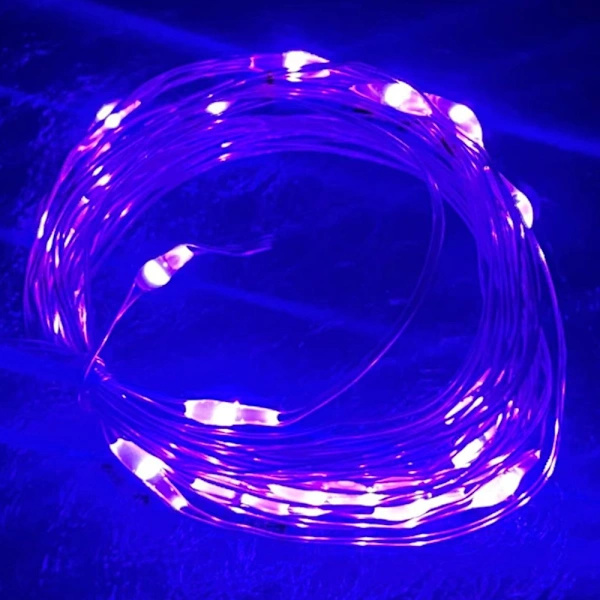 5M LED Lysstreng Kobber Sølv 5 5 5