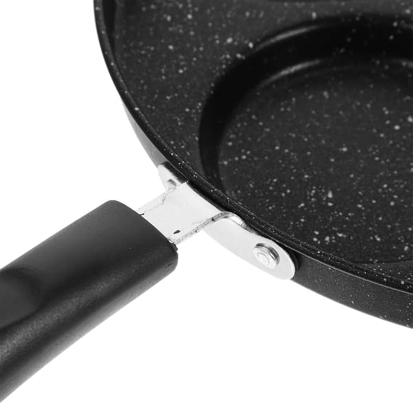 Allsidig stekepanne hjerteformet vaffel hamburgerpanne 24cm jern non-stick varmer jevnt