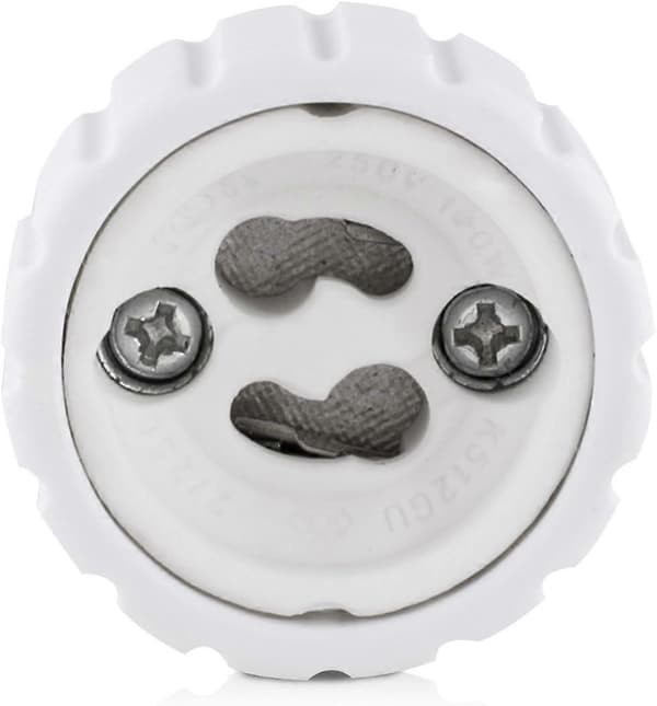 4x Sokkeladapter - E14 til GU10 sokkelkonverter - Bajonettbase lampeholderadapter for halogen LED-lampe