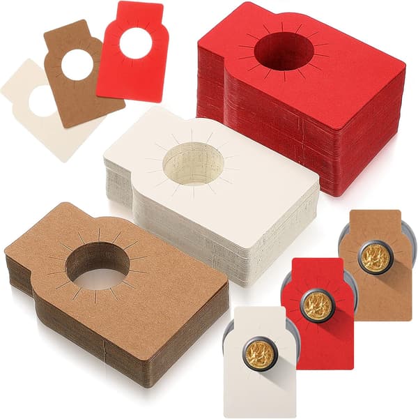 300 stk. vinetiketter til hvid tomme Red, Brown, White