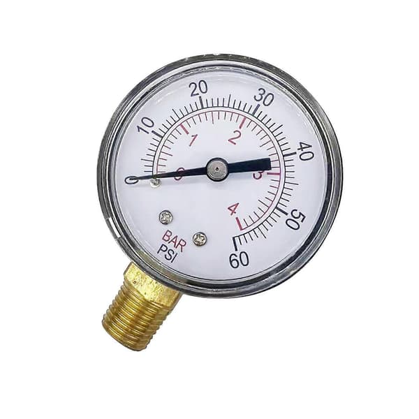 Leach Trykkmåler 1/4\" NPT Ventiler Leach Tilbehør Robust Basseng