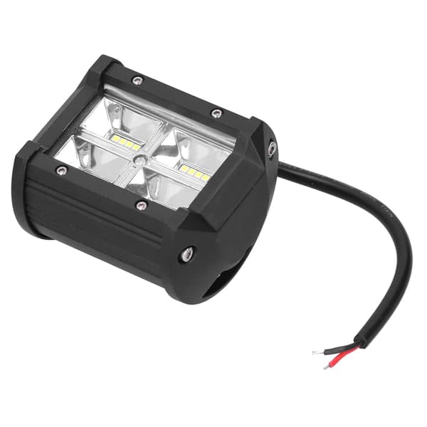 48W White LED Work Light Square Universal for Motorcycle Boat Car 12V