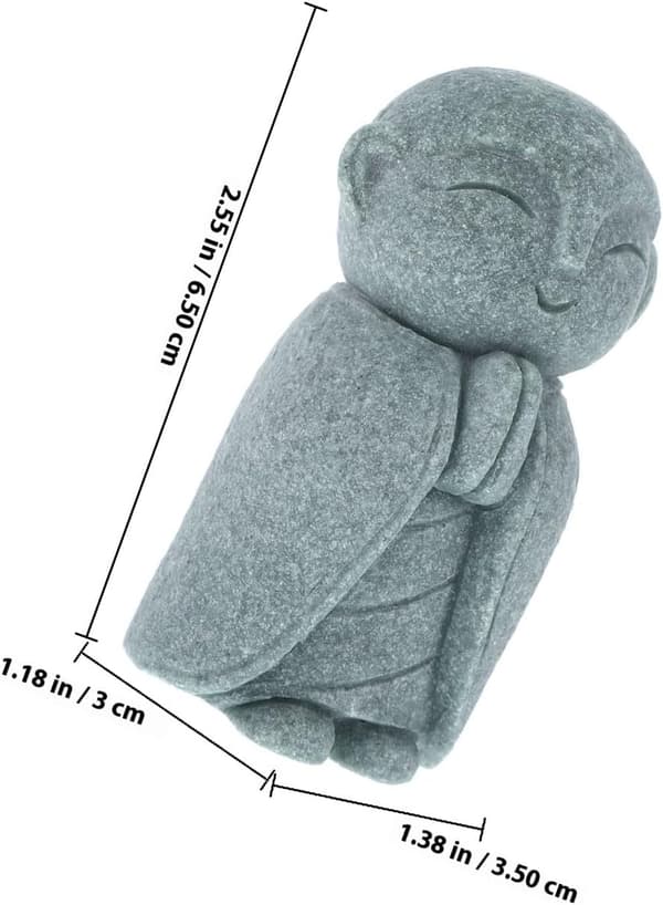 Bluestone Sand Buddha Hagefigur med Intrikat Design for Fredfull Atmosfære
