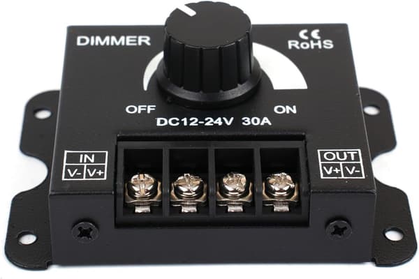 Konstantströmpärlor 30A spänningsregulator för LED justerbar styrenhet enfärgad belysning,