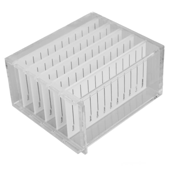 5-Layer Acrylic Eyelash Storage Box, Clear Individual Eyelash Extension Holder, Makeup Organizer