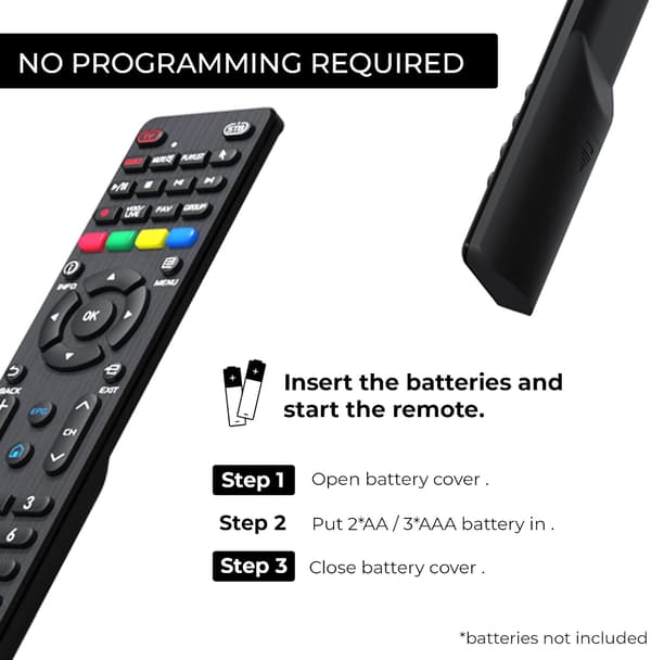 Smart TV Multi - fjernkontroll for Samsung, Sony, LG og andre TV-er