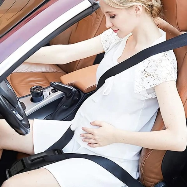 Pregnancy Bump Strap Justerare för bil, Seat Bump Strap Strap för gravida kvinnor Skydda ofödda baby - Förhindra kompression av buken - A