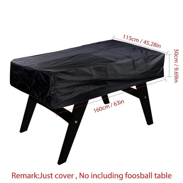 Silver Foosball Table Cover, Foosball Table Cover Waterproof Foosball Table Cover Rectangular Foosball Table Cover