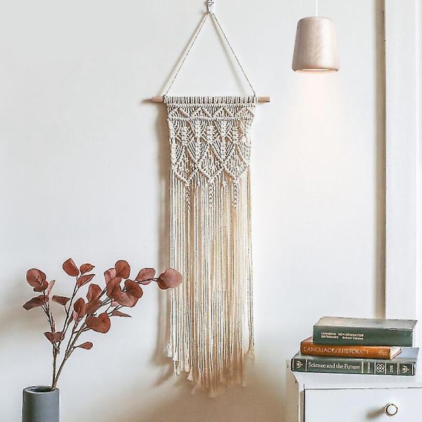 Makrame-seinävaate Boho Home Chic Bohemian Geometrinen Taide