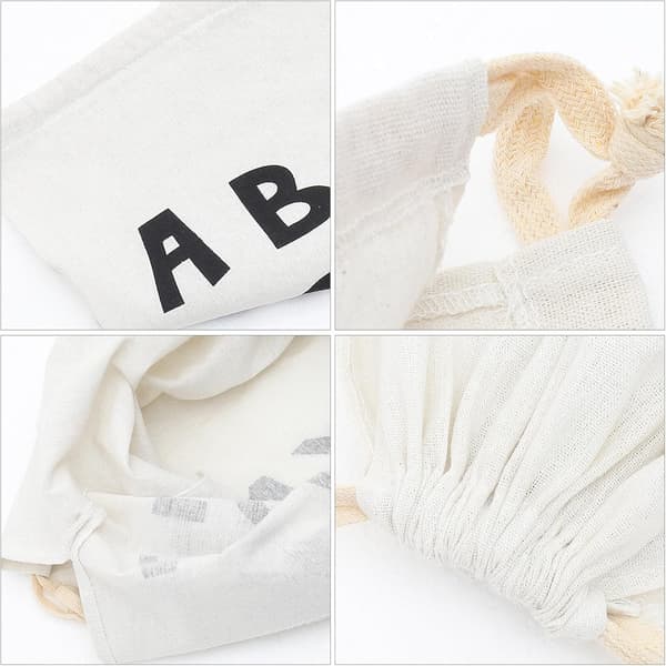 Drawstring Fabric Laundry Bag for Travel and Home, Easy to Open and Carry Clothes Storage Bag