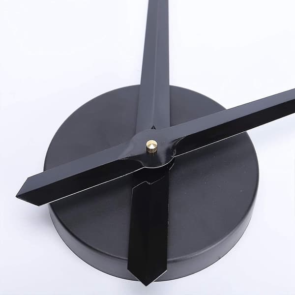 3D urvisere, DIY stor urværksmekanisme nåledel, sort (f2)
