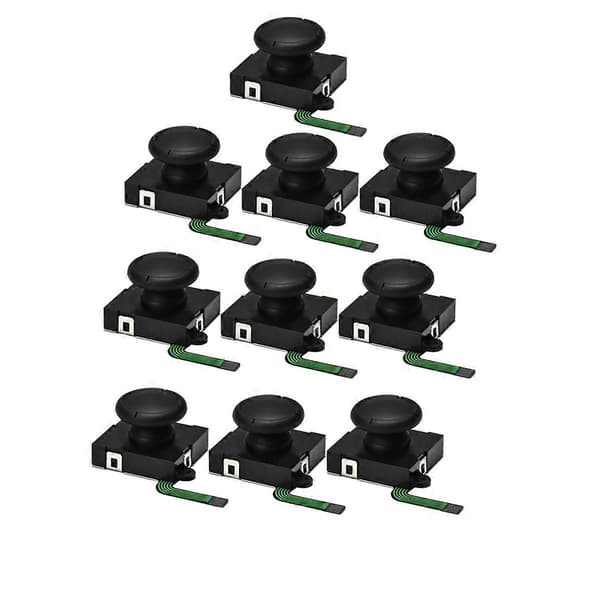 10 stk Joystick for Switch Lite 3D Analog Joystick Tommelstikker for Nintend NS Switch Joy Con Joystic