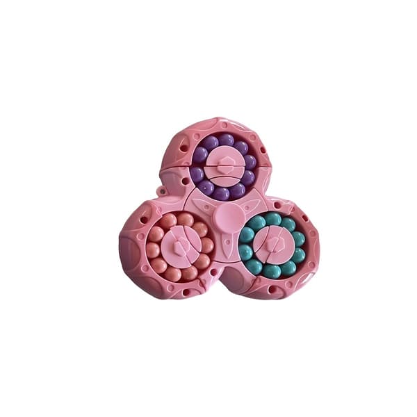 Fidget Cube Magic Beans -palapeli käden ja silmän koordinaatioon, vaaleanpunainen Pink