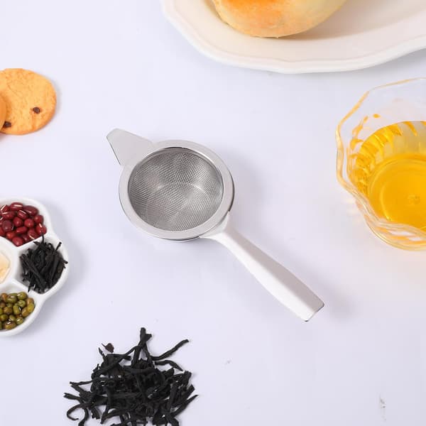 2,2\" Matcha Sifter Mini Fin Lille Metal til Sølv